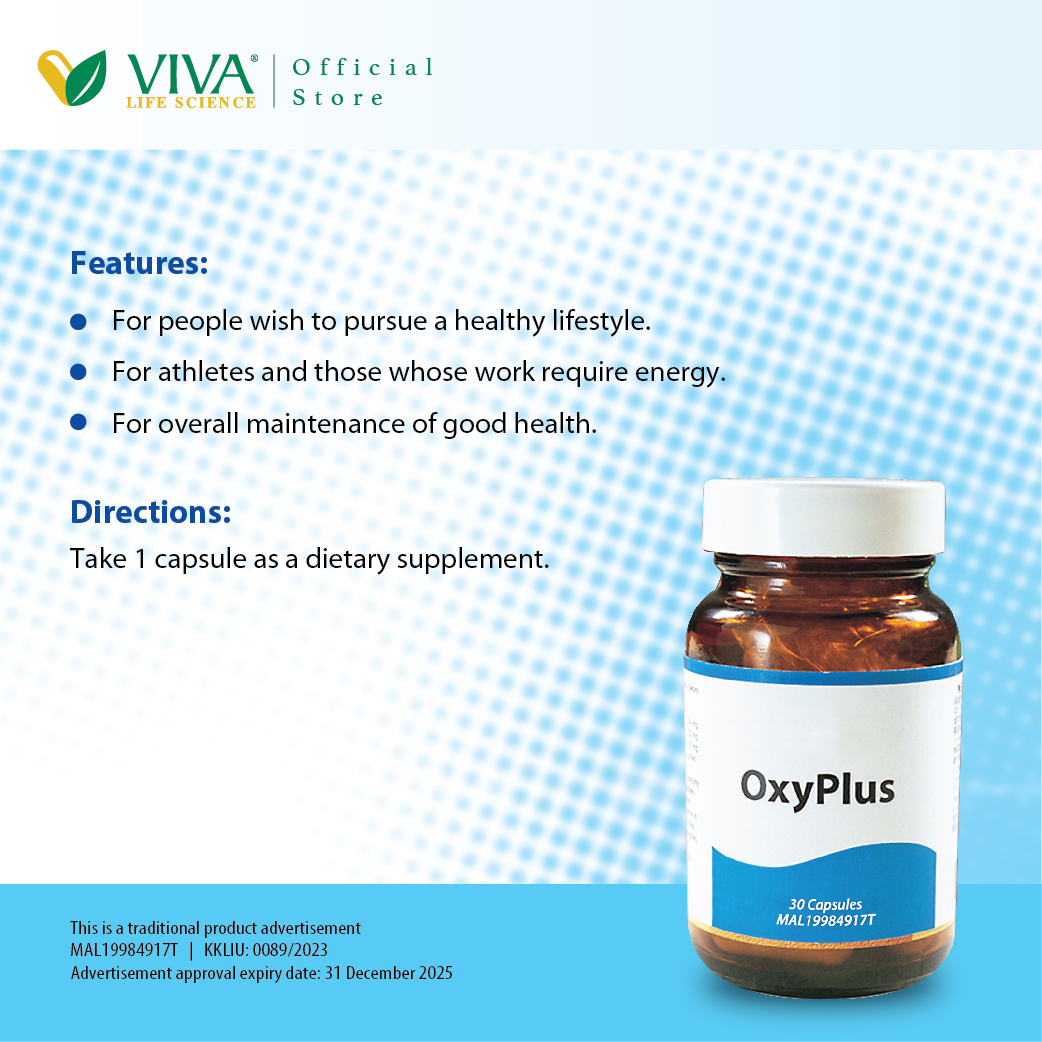 OxyPlus (30 capsules) 养力 #302200 (Exp. Dec 2026) | Shopee Malaysia