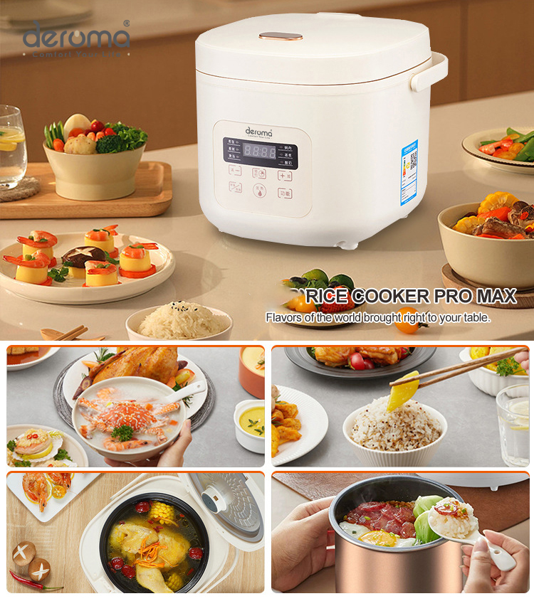 Deroma F818 Smart Home Rice Cooker Multifunction Electric Cooker 4L ...