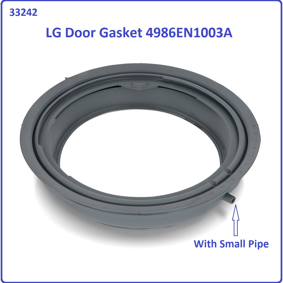 LG WDD8014 / WDR8012 / WD7080B / WDHD8912 door gasket for washing