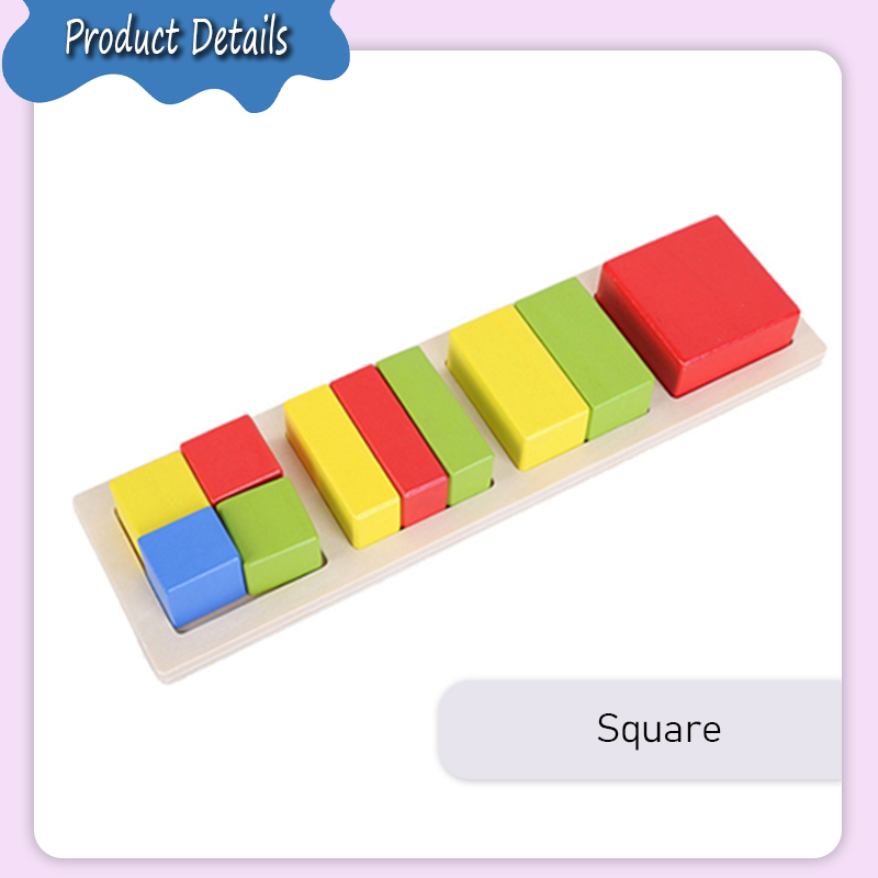 [Little B House] Wooden Toys Shape Matching Game Shape Learning ...