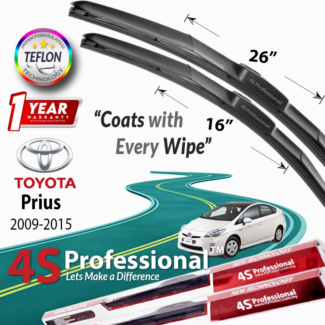 HQ Automotive Wiper Blades For TOYOTA Prius Alpha Hatchback (2011