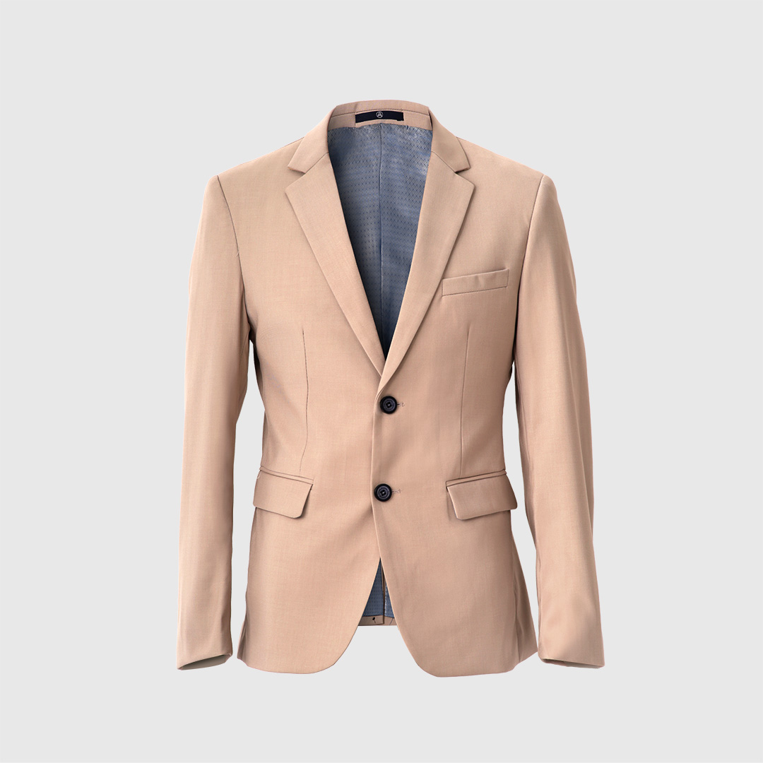 SmartMaster Formal Suit Slim Fit Single-Breasted Notch Lapel | Shopee ...