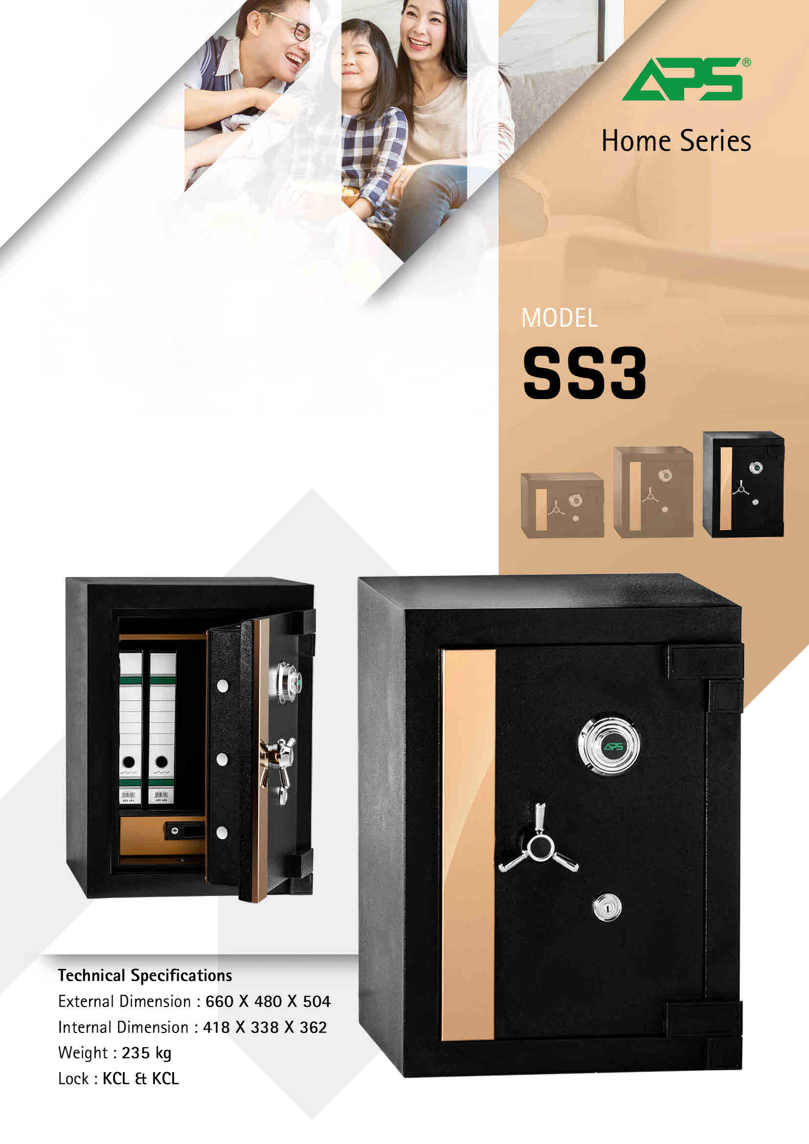 APS SS1 SS2 SS3 Home Safe Fire Resistant Safety Box APS Home Safe Box ...