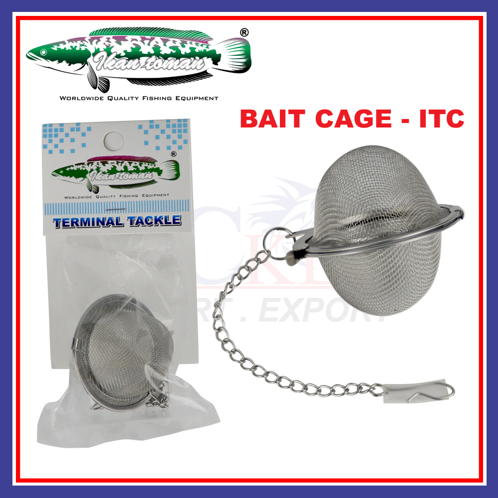 Ikan Toman Bait Cage ITC (5cm-9cm) Fishing Bait Cage Fishing Accessories  Fishing Lure Cage