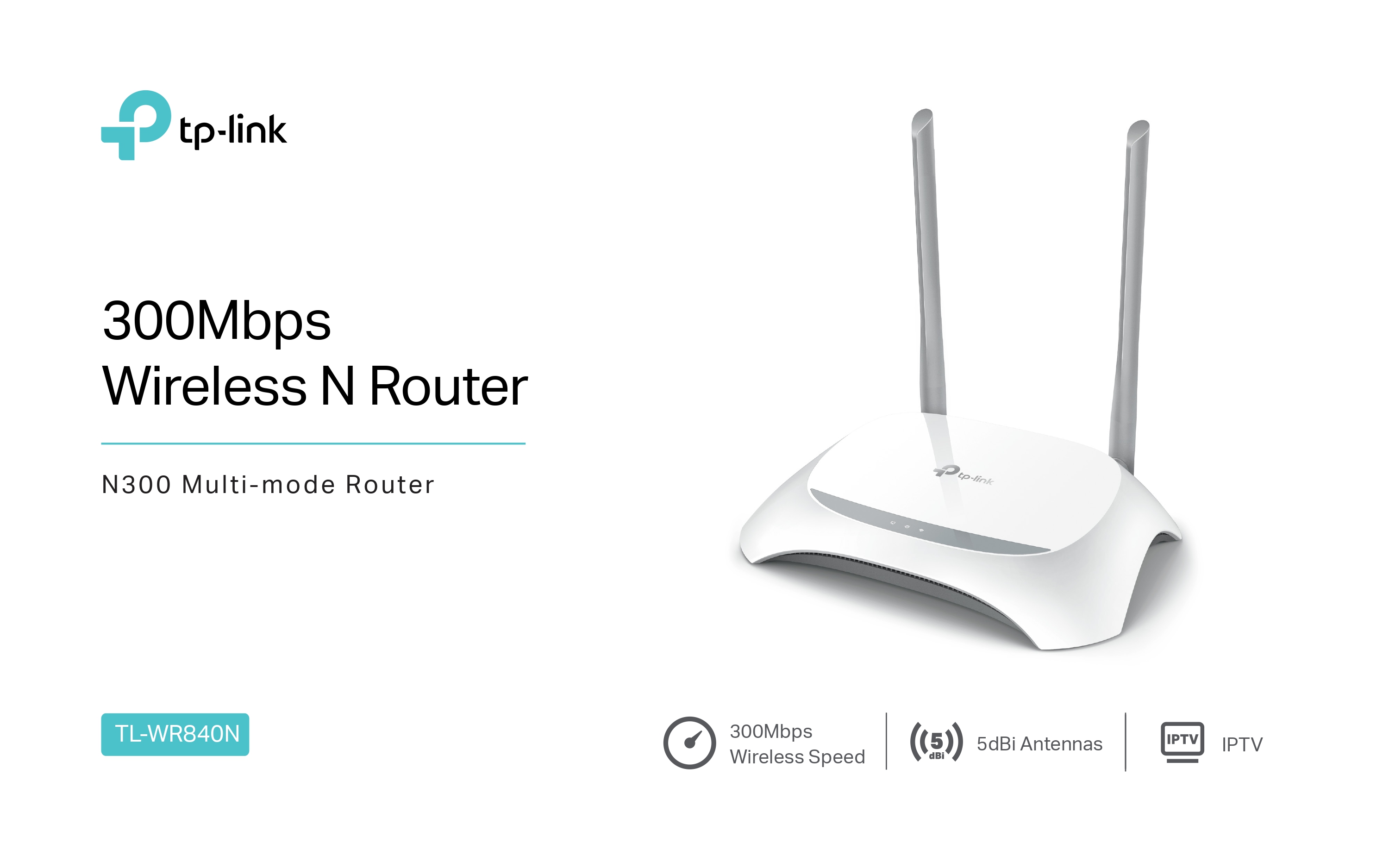 TP-LINK Tplink 300Mbps Wireless N Speed Router Access Point Range ...