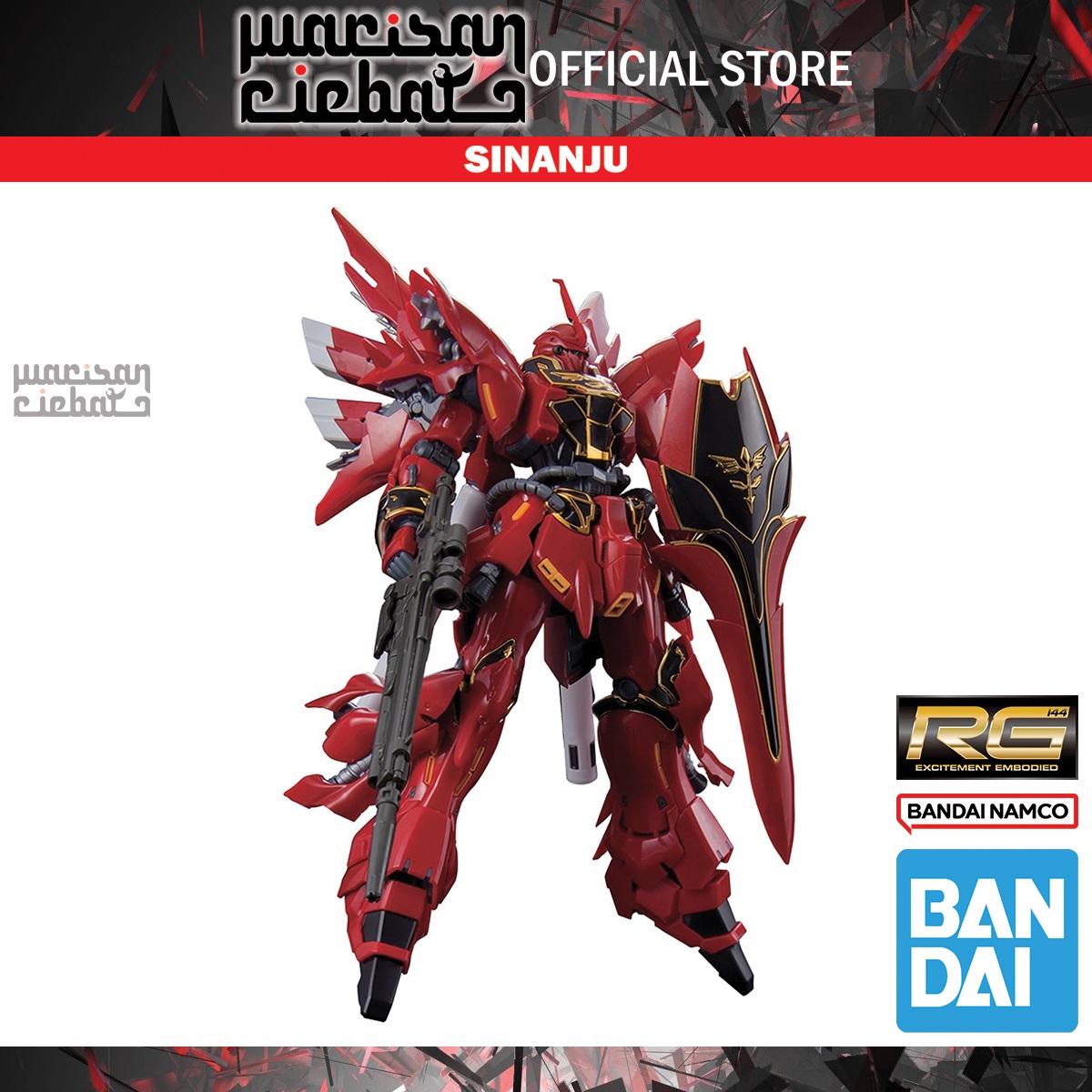 Bandai RG 1/144 Gundam Sinanju | Shopee Malaysia