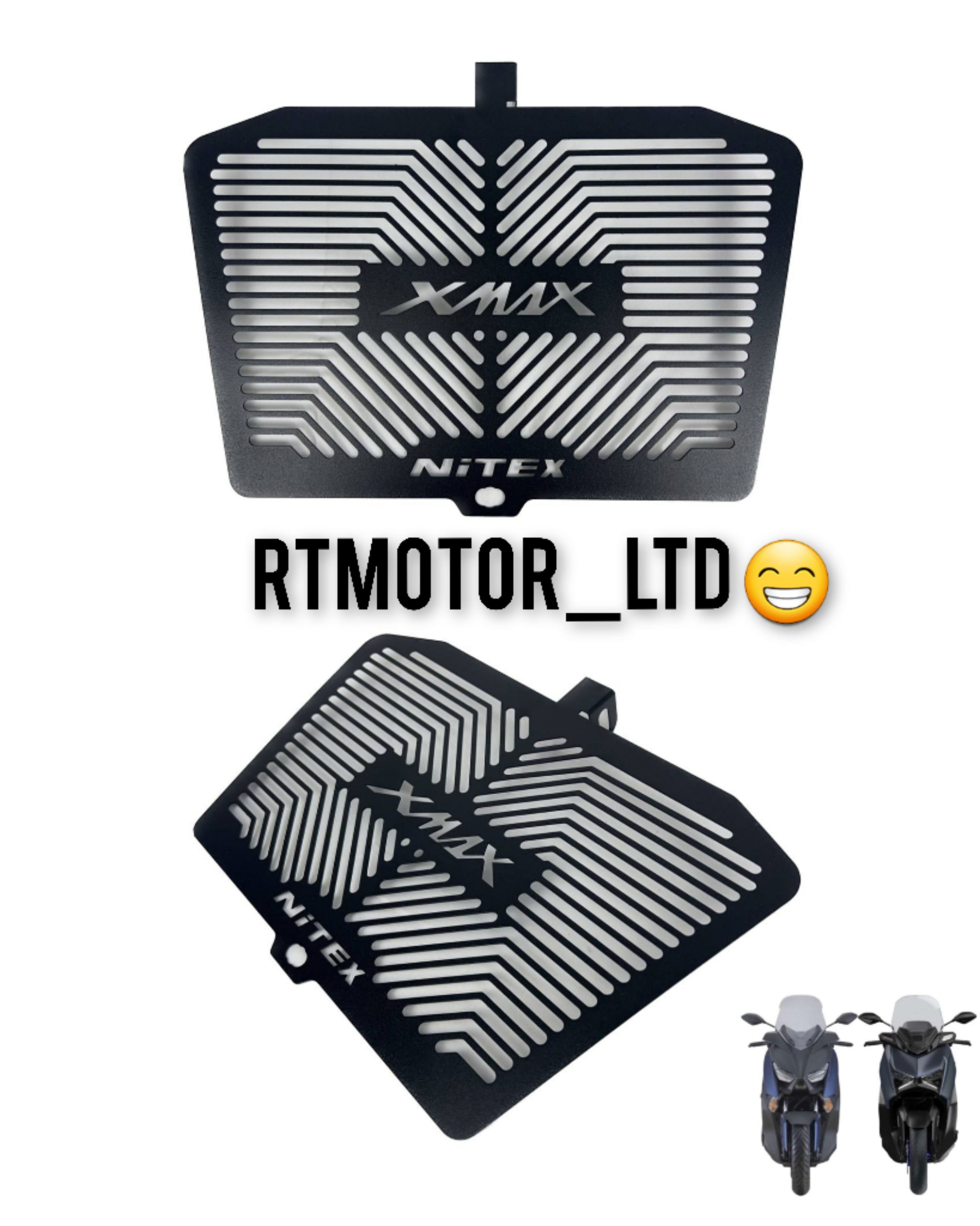 YAMAHA XMAX 250 300 V1 V2 RADIATOR COVER COOLANT NET COOLANT TANK GUARD ...