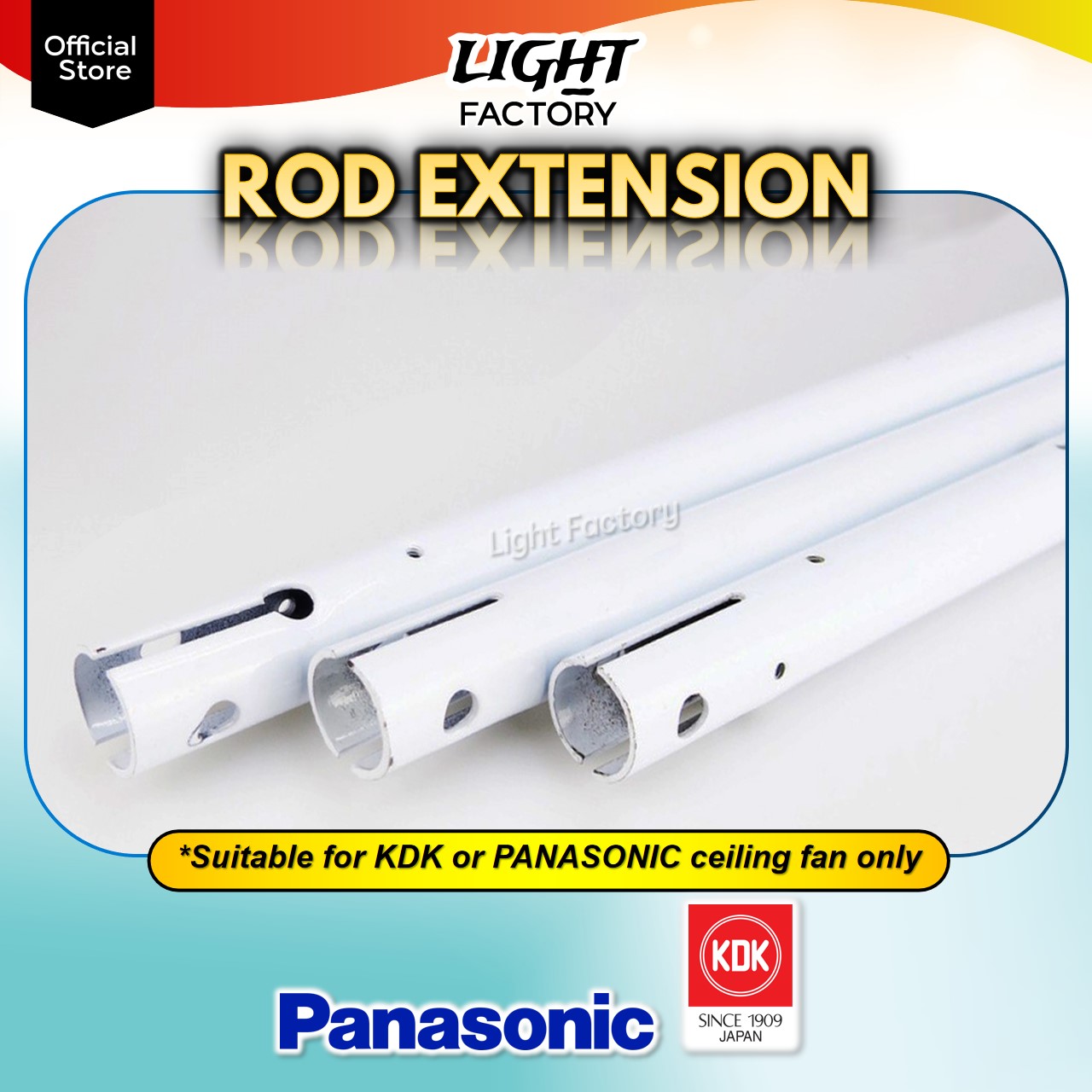 Original Ceiling Fan Rod Kdk Panasonic Fan Rod Extension 6 24 36 48 60 Ceiling Fan Pipe