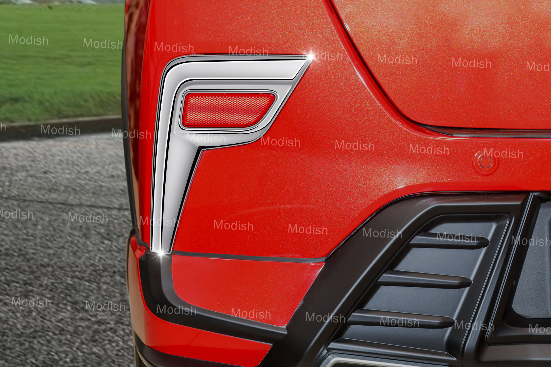 Modish Perodua Ativa Rear Bumper Frame Cover Rear Reflector Lamp ...