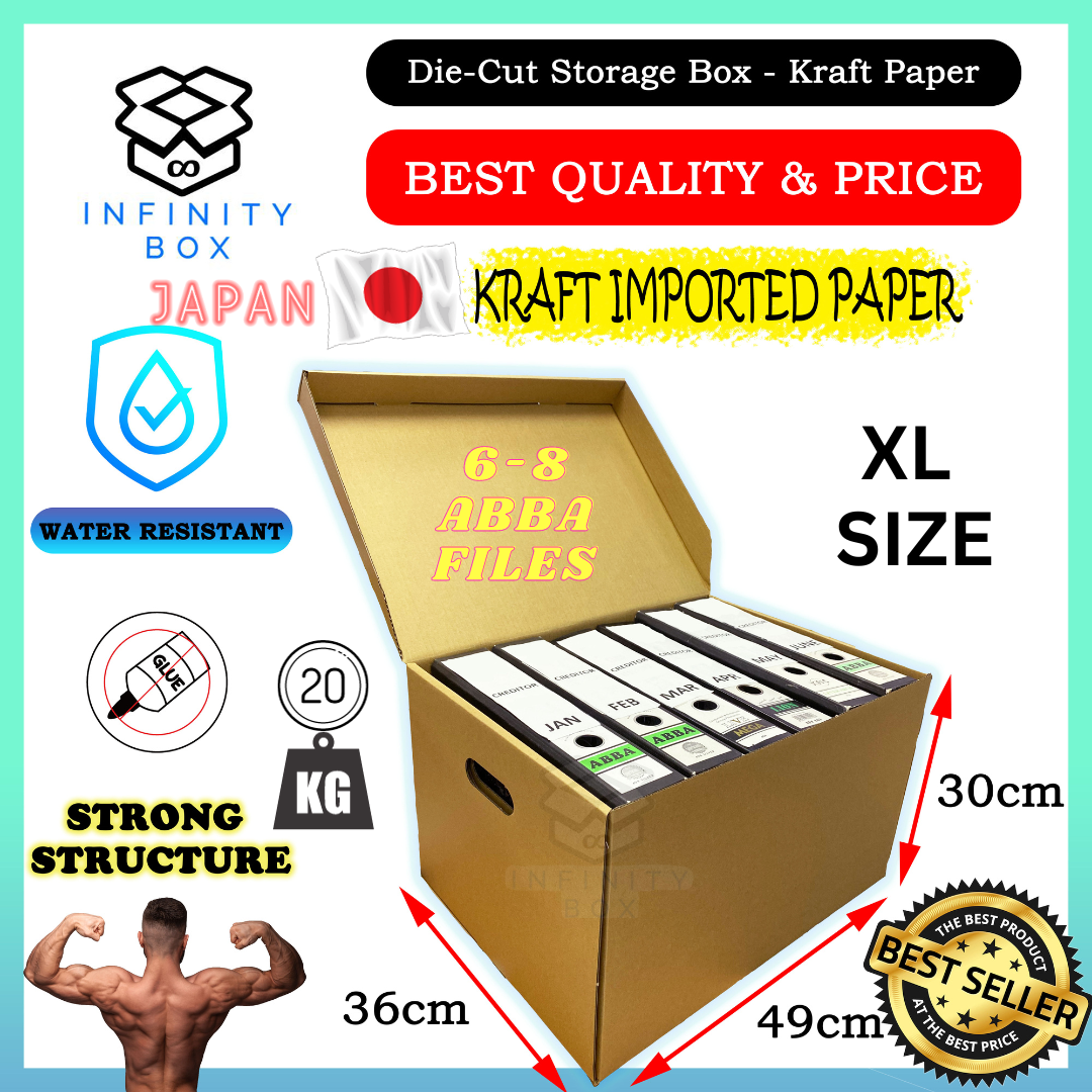 Storage Box Document File Box Moving Box Office Box Home Storage Box ...