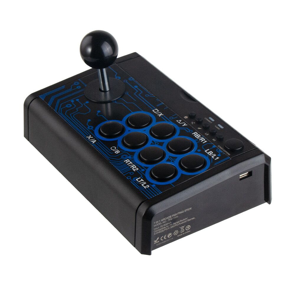 DOBE TP4-1886 7 in 1 Retro Arcade Fighting Analog Stick Game Controller ...