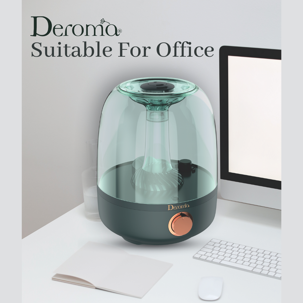 Deroma M478 Green Rose Gold / M430 White Air Humidifier Transparent ...