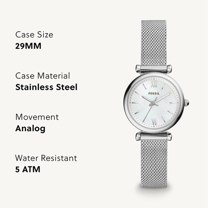 Fossil Carlie Watch ES4432 | Shopee Malaysia