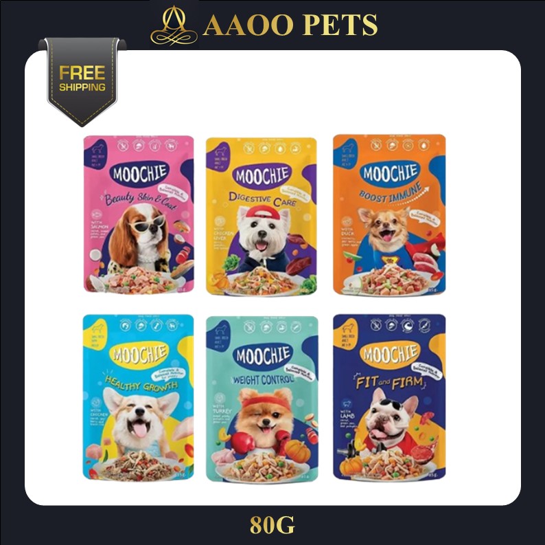 Dog Wet Food Pouch Moochie 80g/75g | Shopee Malaysia