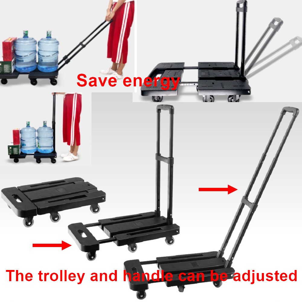Portable Travel trolley 迷你携带手推车 Multifunctional Fordable Trolley ...
