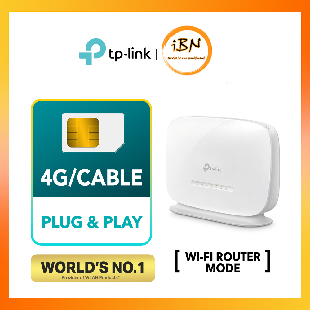 TP-Link TL-MR100 4G LTE SIM Card Router 300Mbps Wireless N | B28 Band ...