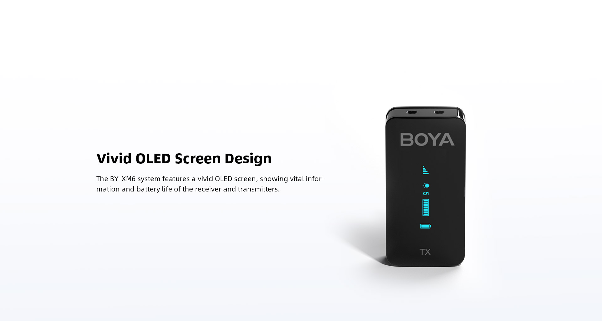 Boya Microphone BY-XM6-K2 2.4GHz Ultra Compact Wireless Microphone ...