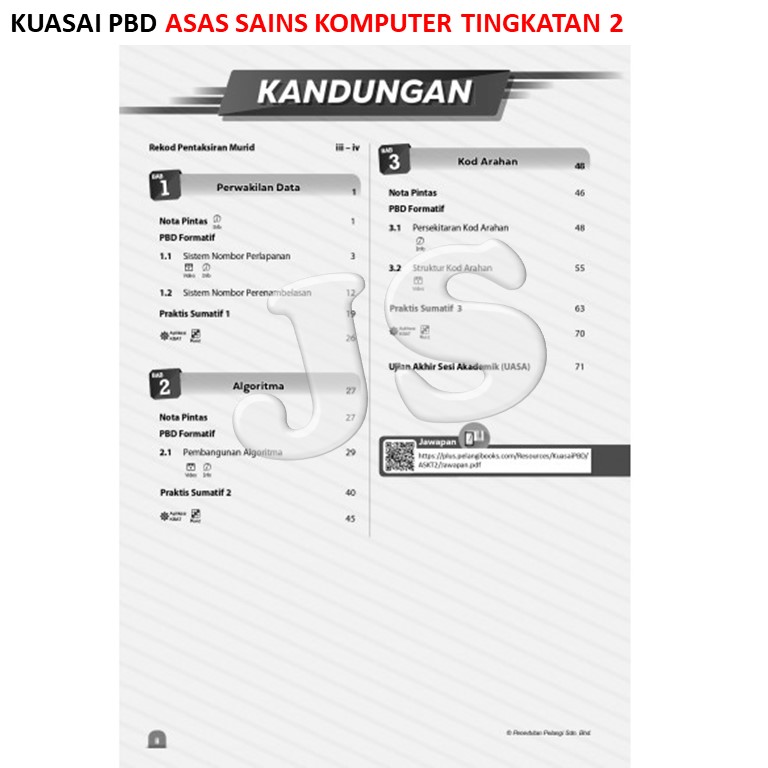 KUASAI PBD ASAS SAINS KOMPUTER TINGKATAN 1 2 3 & PBD PLUS ASAS SAINS ...