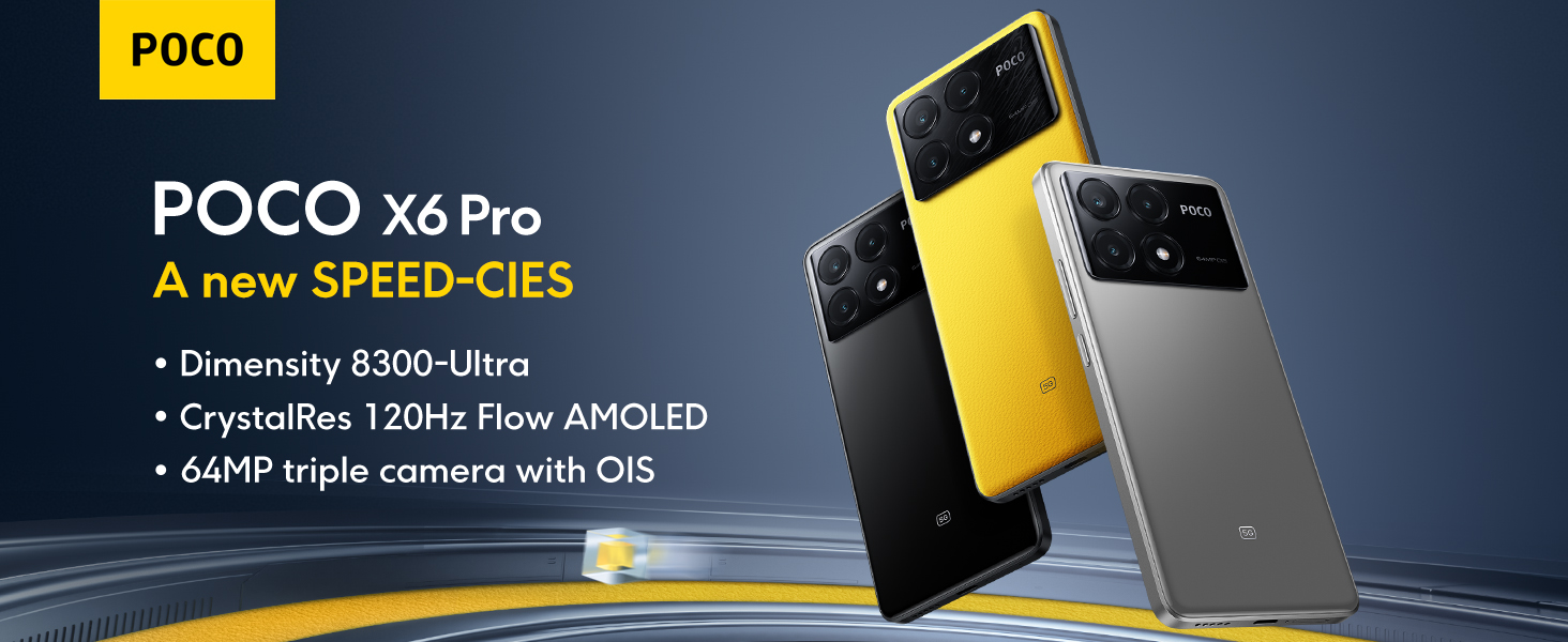 [New Arrivals] POCO X6 Pro 5G (8+256GB / 12+512GB) , 64MP AI Triple ...