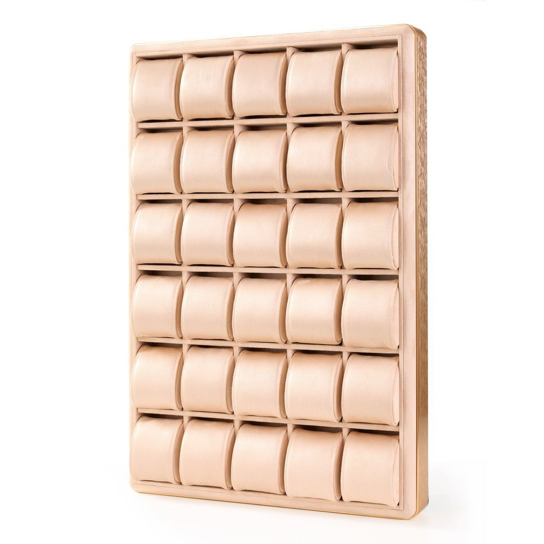 Ezego Watch multi-position storage box metal round edge jewelry tray ...