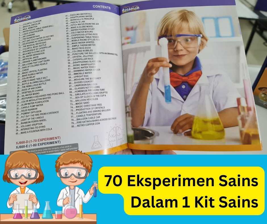 𝙍𝙚𝙖𝙙𝙮 𝙎𝙩𝙤𝙘𝙠 70 Lab Experiments Science Kits for Kids STEM Educational ...