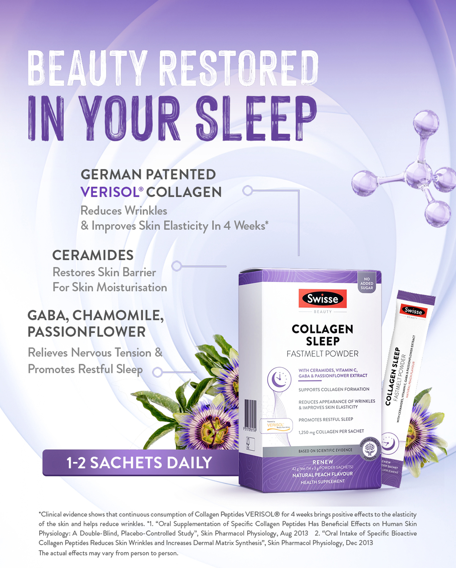 Swisse Beauty Collagen Sleep Fastmelt Powder 14 x 3g | Shopee Malaysia