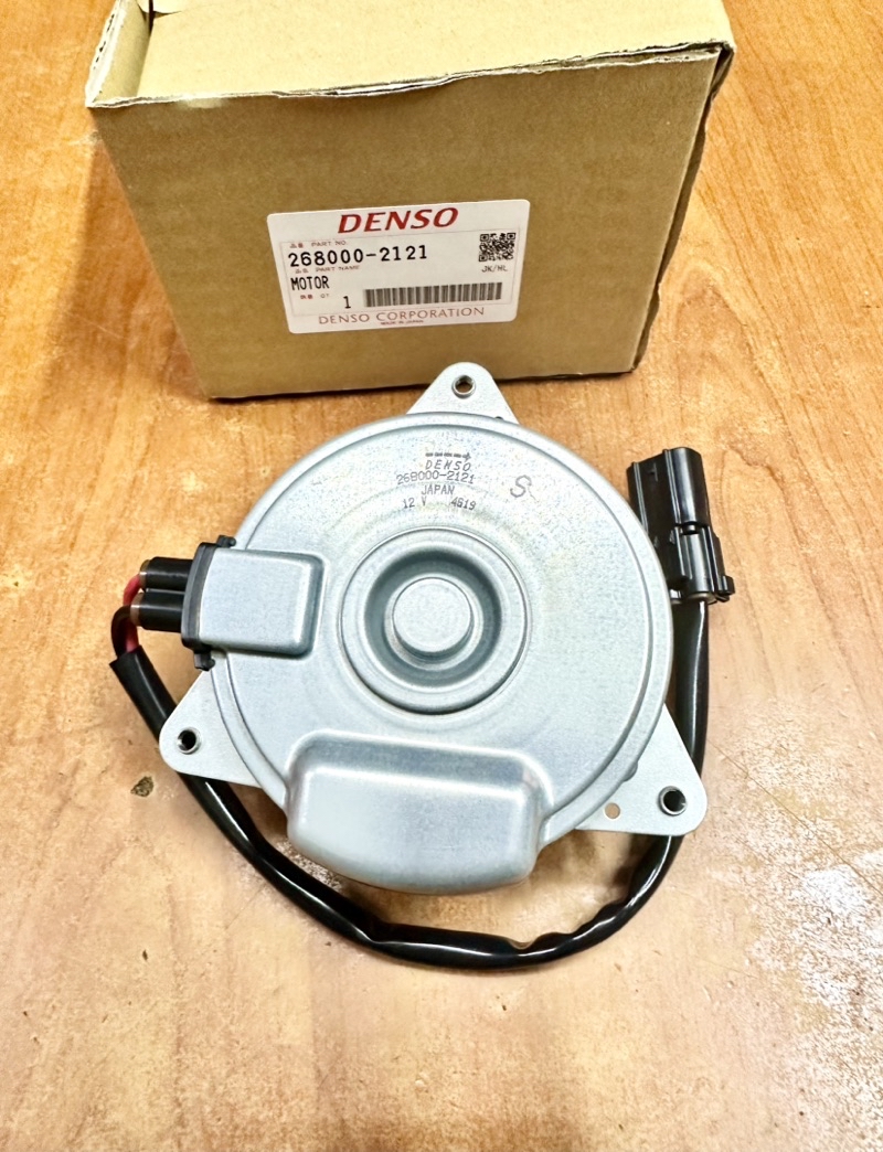 HONDA JAZZ T5A GK5 RADIATOR AIR COND FAN MOROR 268000-2121 DENSO / FM15 ...