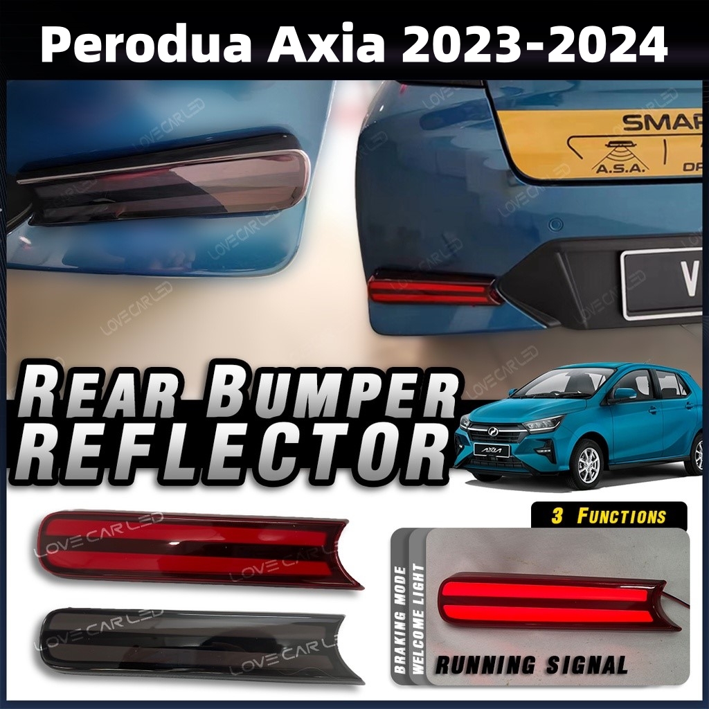 Perodua Axia 2023-2025 Tail Rear Bumper Lights Lamp LED Reflector ...