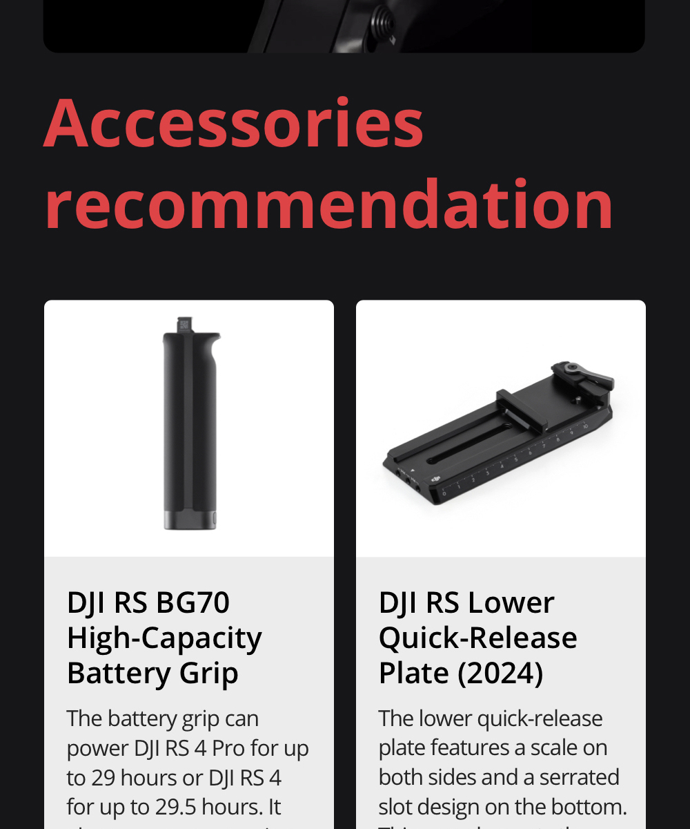 Pellicola Temperata Per DJI RS 4/Pro E RS 3/Pro - Protezione Schermo Anti Graffi E Impronte, 2 Pezzi