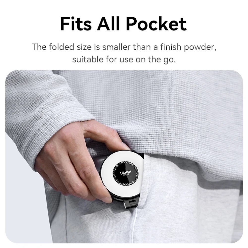 Ulanzi LM19 Magnetic Safe LED Selfie Fill Light for Smartphone Camera ...