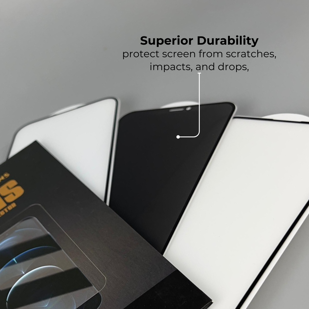 MOJOSKINS Aegis Premium Phone Tempered Glass iP Clear Privacy Matte ...