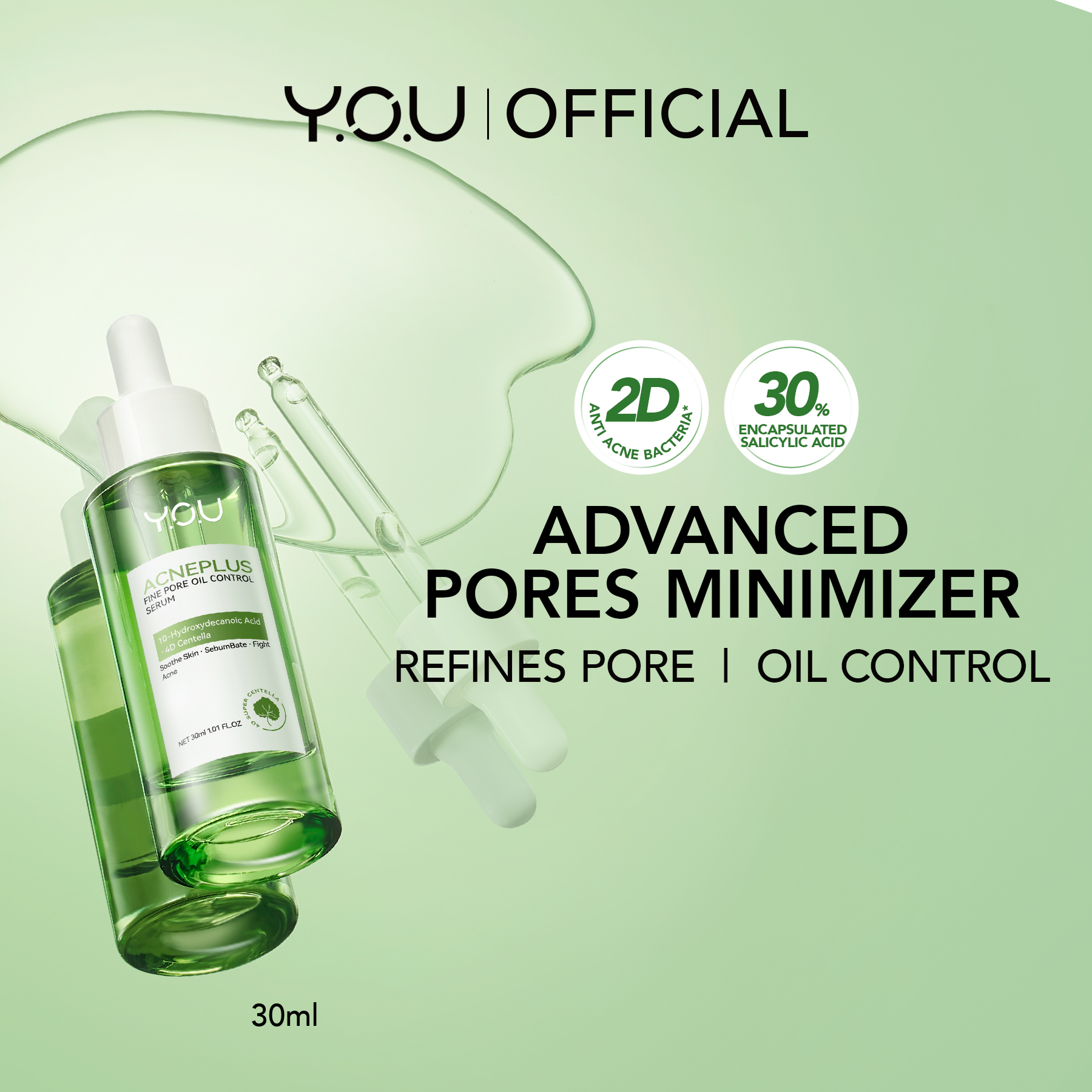 [BEST BUNDLE] YOU Acneplus Essential Bundle with Cica AHA BHA PHA Oil ...