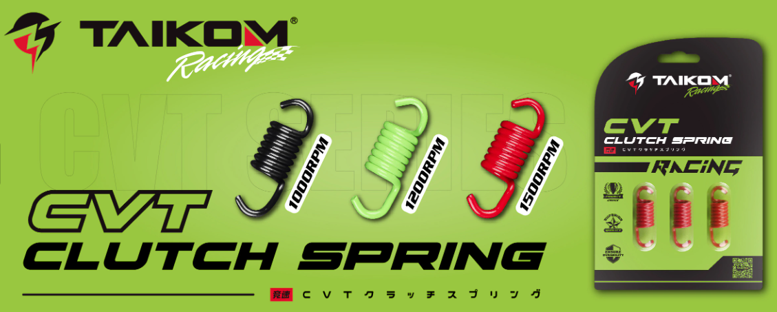 TAIKOM RACING CVT CLUTCH AUTO SPRING RPM 1000/1200/1500 EGO EGOS NOUVOS ...