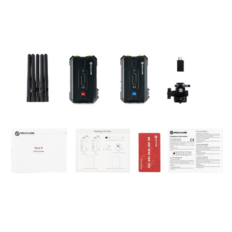 Hollyland Pyro H TX / RX Wireless HDMI Video Transmission System, Auto ...