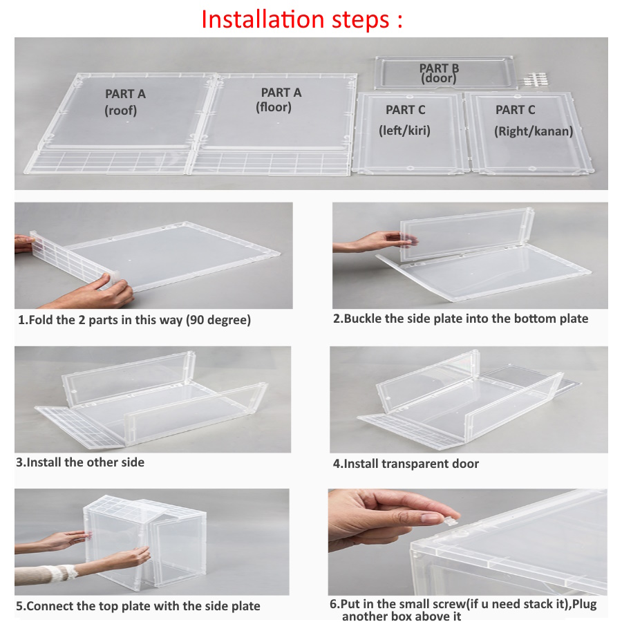 Drop Front Shoe Box //Sneaker Box//Storage Box//ShoeBox with Good ...