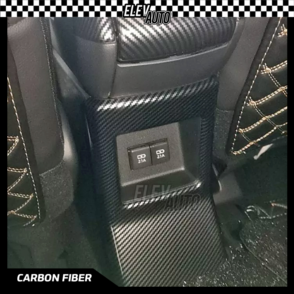 Perodua Alza 2022-2024 Arm Rest Center Console Box Frame Cover Carbon ...