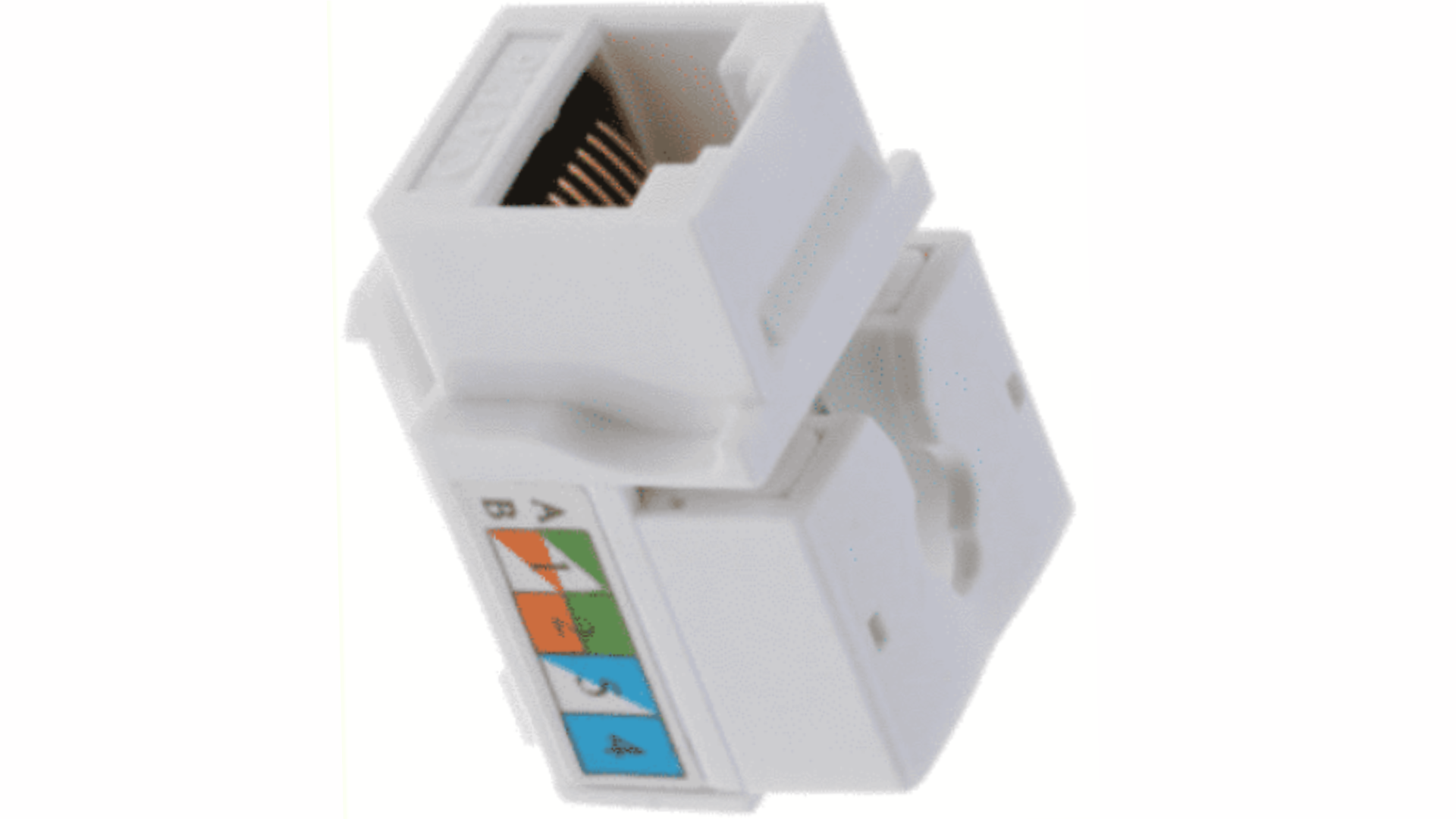RJ45 CAT5E Keystone Modular Jack LAN Network Internet Cable use with ...