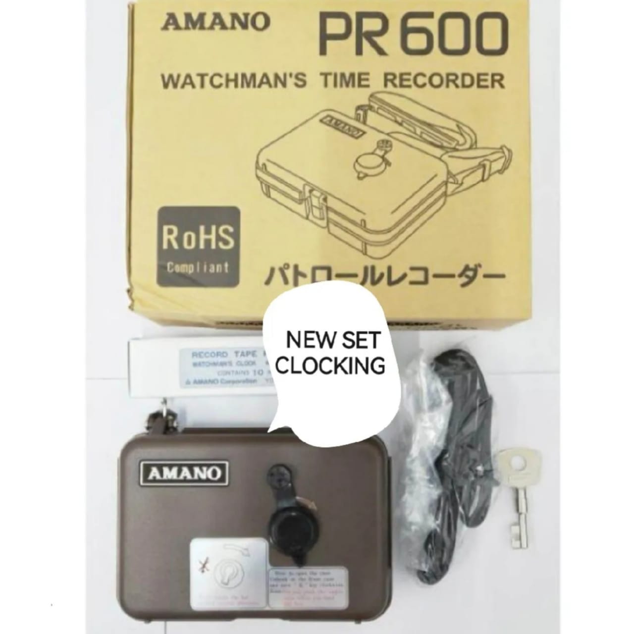 AMANO PR600 WATCHMAN CLOCK | AMANO PR600 CLOCKING MACHINE | Shopee Malaysia