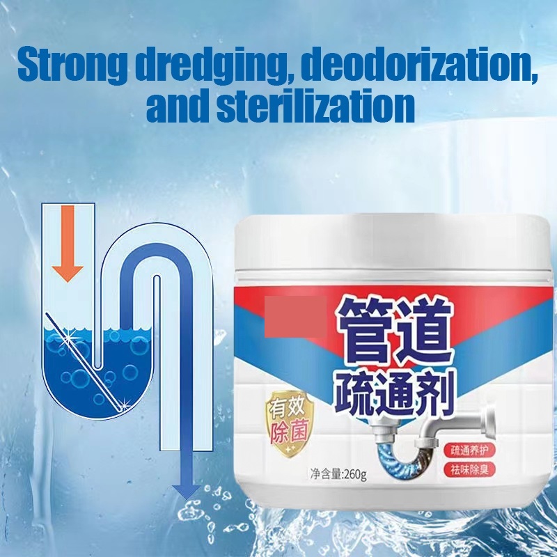SUPER CLOG REMOVER TOILET KITCHEN DRAIN PIPES BASIN CLEAN POWDER / RED ...