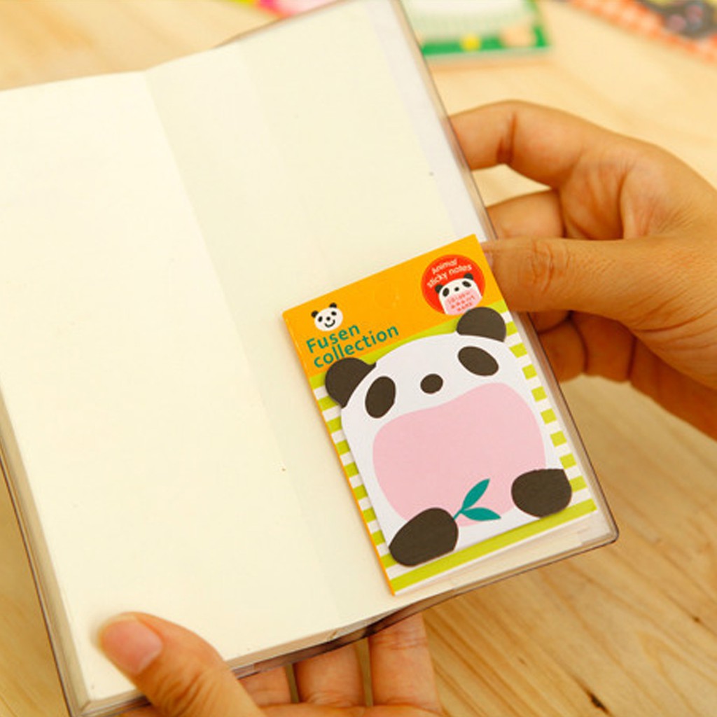 Creative Sticky Notes Doorgift Cute Cartoon Animal Shape Memo Notepad ...