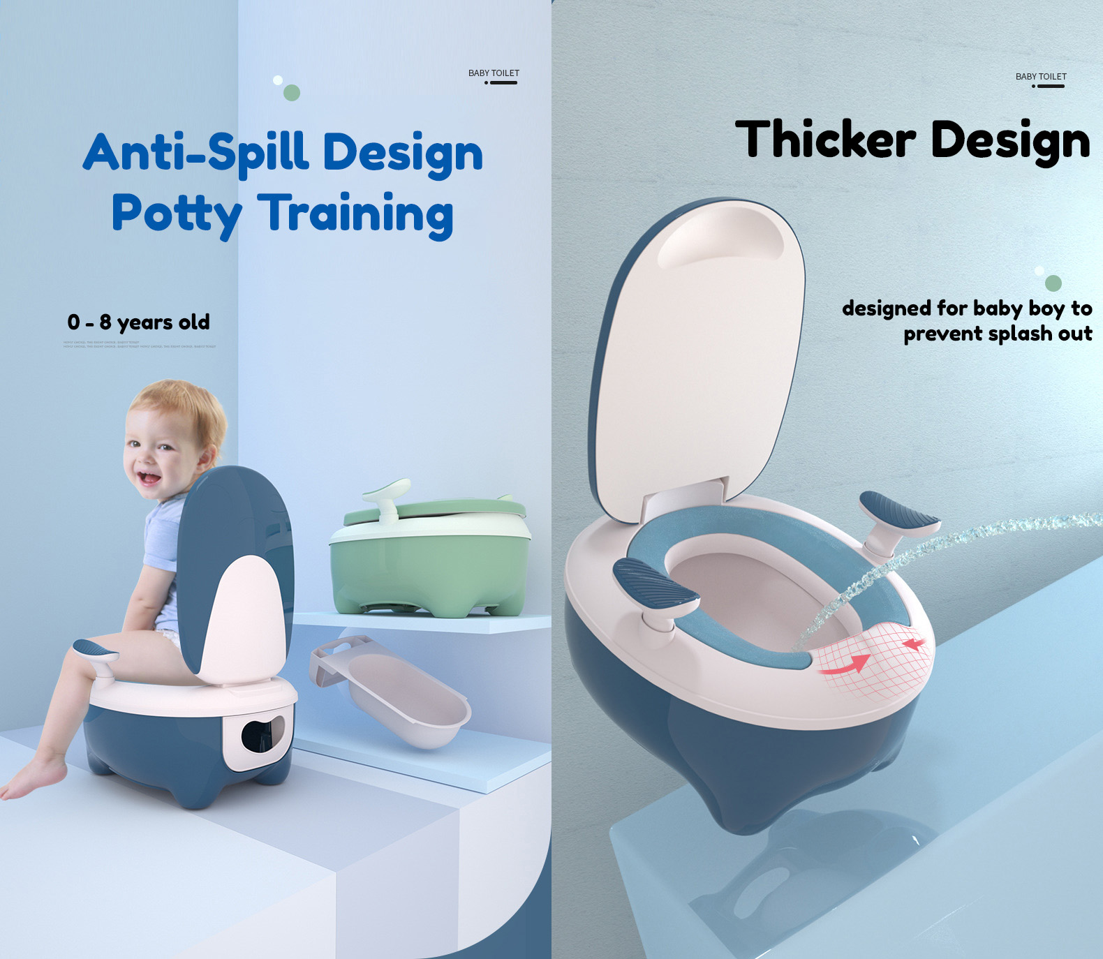 Realeos Baby Portable Early Learning Potty Urinal Training Simulation ...