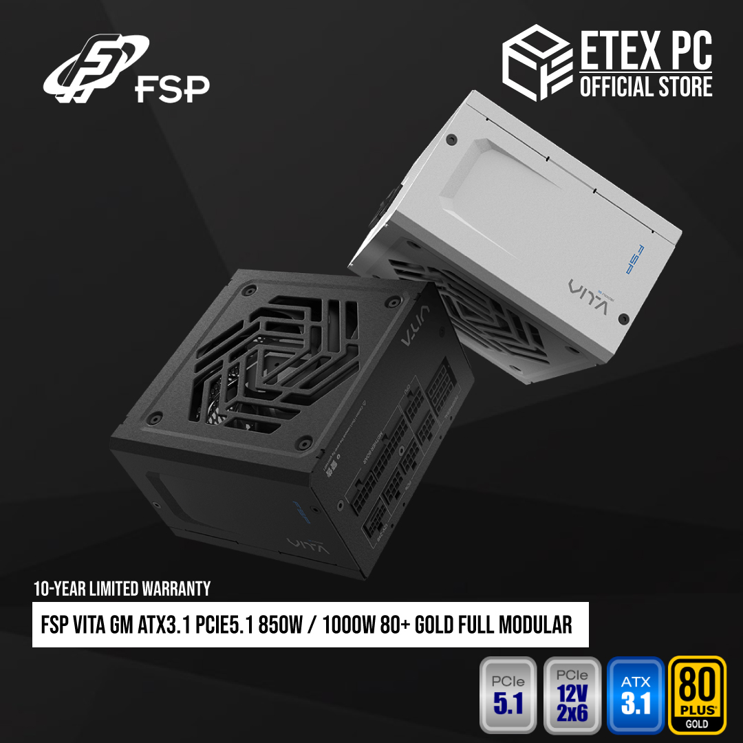 FSP VITA GM ATX3.1 PCIe5.1 850W / 1000W 80+ Gold Full Modular Power ...