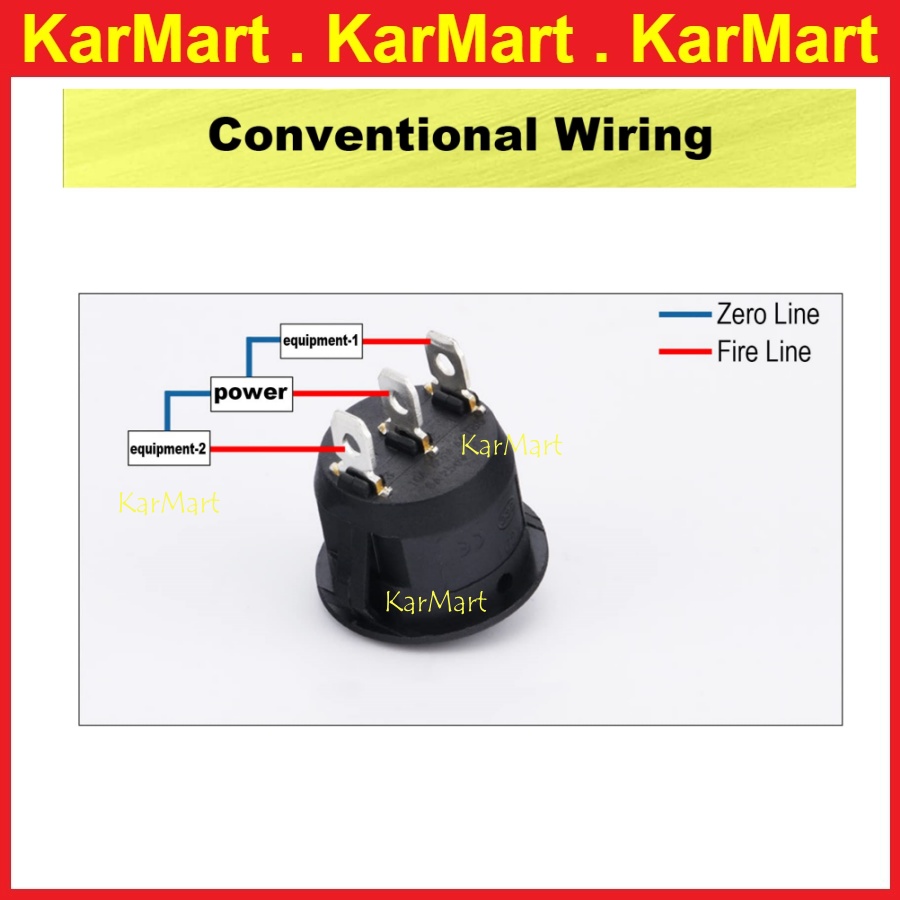 3 Pin Rocker Switch On/Off Mini Power Switch 3A 250V 6A/250V 10A 125V ...