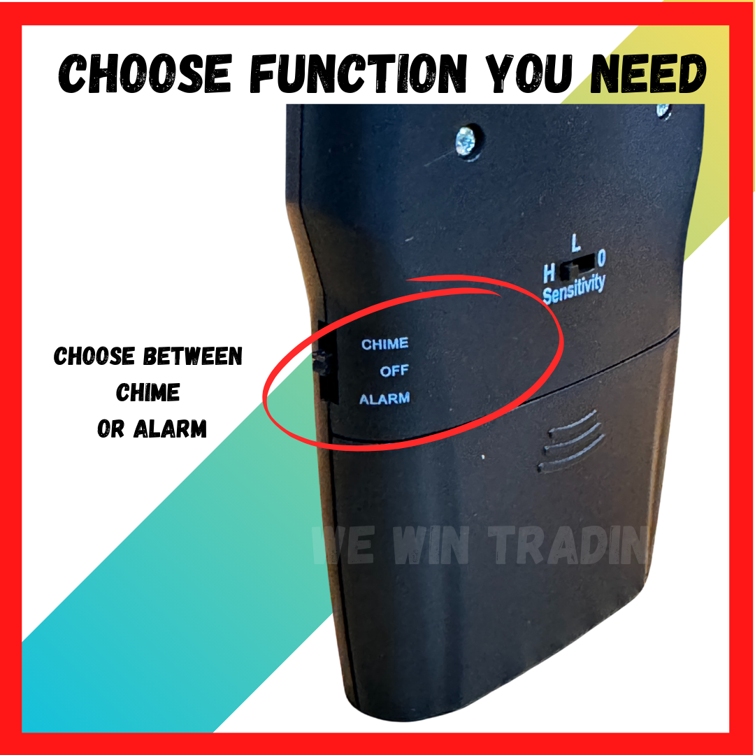 120dB Door Vibration Alarm High Sensitivity Security Alert Device alarm ...
