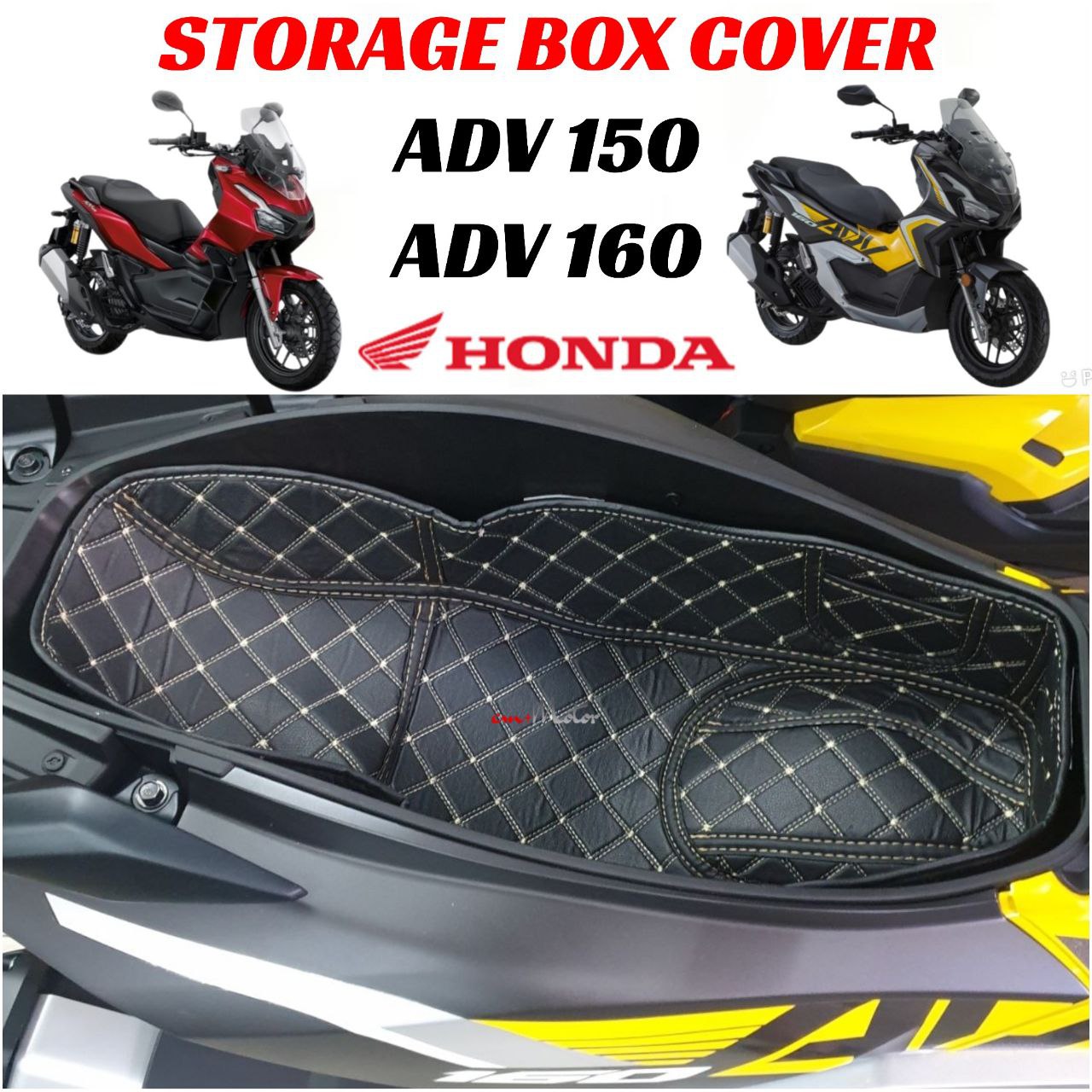 (HONDA ADV 150/ADV 160) Scooter Under Seat Storage Box Cover/Inner ...