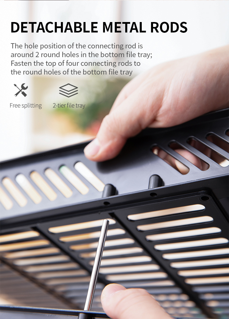 Deli Document Tray File Document Letter Paper Sorter Collection File ...