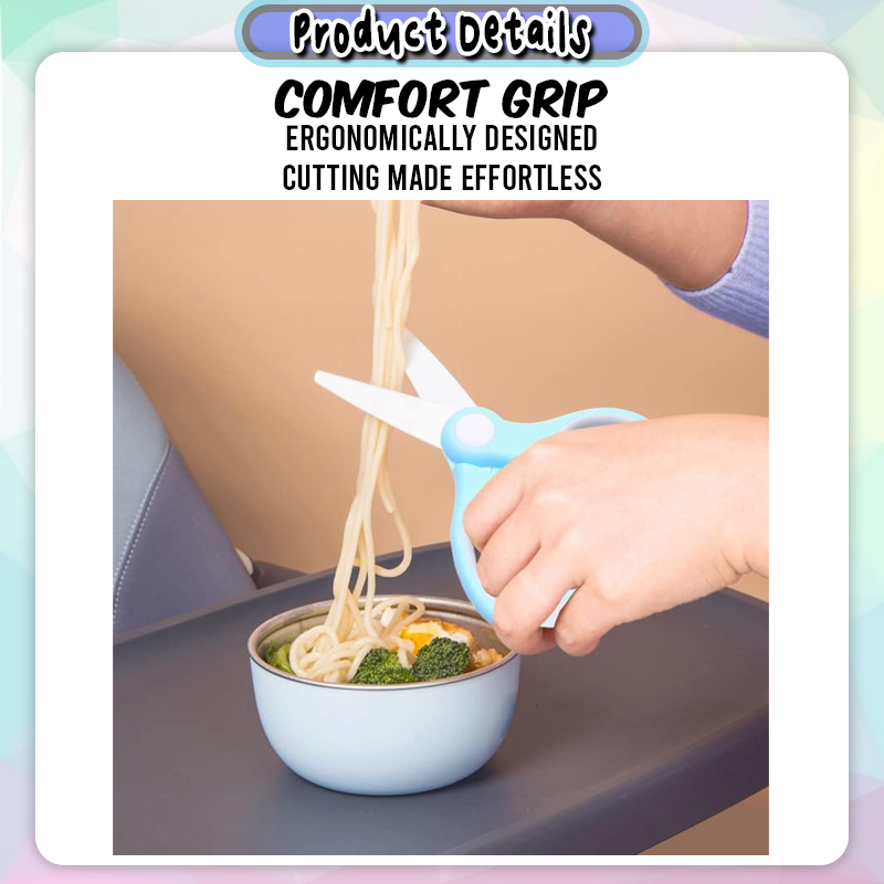 [Little B House] Stainless Steel Food Scissors Baby Food Scissors With ...