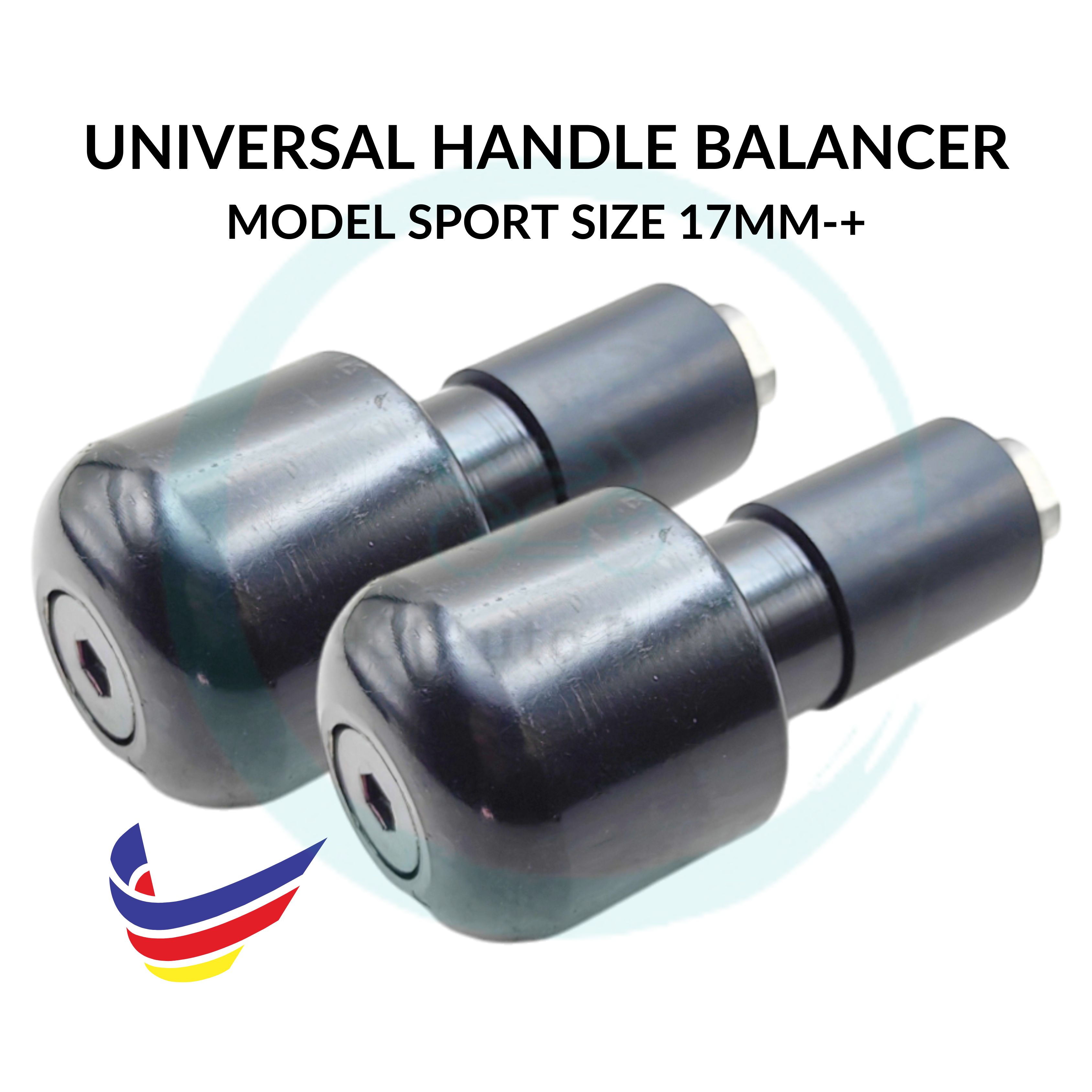 SPORT HANDLE BALANCER SET BLACK HANDLE END GRIP SET SUZUKI TXR PANTHER ...