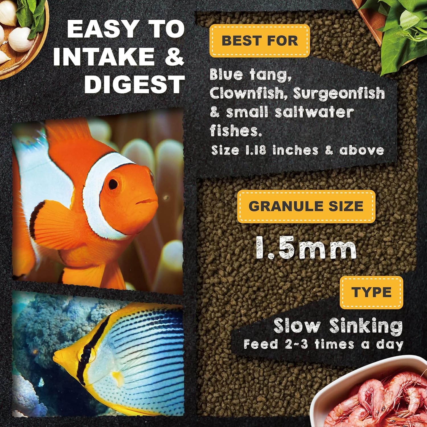 AZOO ULTRA FRESH MARINE FISH FOOD SHRIMP PATTIES (S) - 330ML / 130G ...