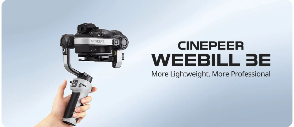Zhiyun Cinepeer Weebill 3E | Weebill3E Ultra-compact & Lightweight |  Bluetooth Shutter Control - Handheld Gimbal | Shopee Malaysia